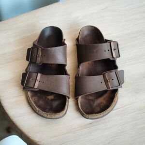 Men's Brown Leather Sandals